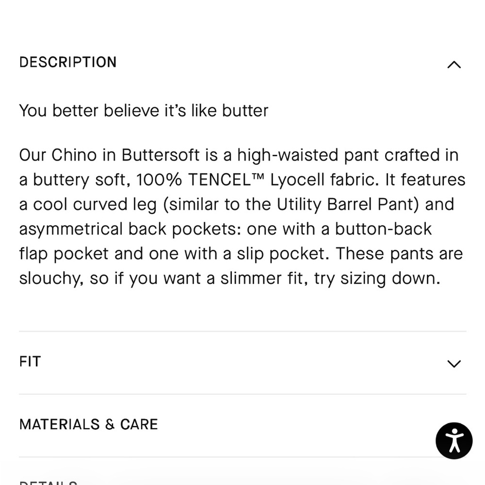 Everlane - Women’s Chino in Buttersoft - Picture 11 of 11